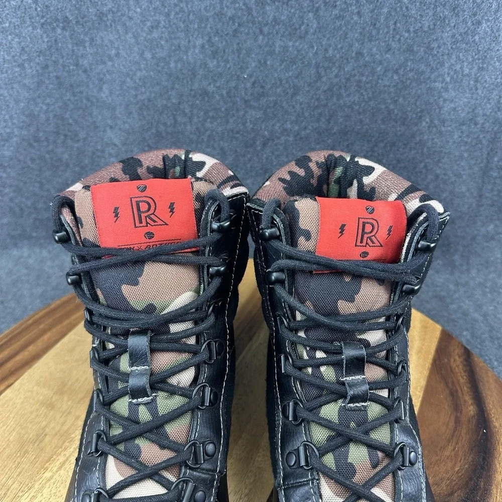 Pony X Rothco Black/Camo Trackitback Hi Boot Size 9.5 RARE SHOE‎